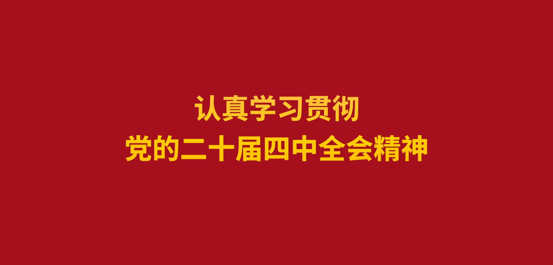 认真学习贯彻党的二十届四中全会精神